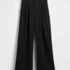 Pantalones plisados de talle alto Curvy 365