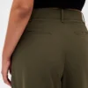 Pantalones plisados de talle alto Curvy 365