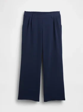 Pantalones premamá 365 de pierna ancha con diseño bajo el vientre