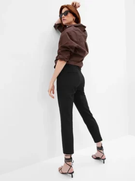 Pantalones premamá ajustados con panel completo