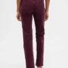 Pantalones rectos ajustados de pana de talle bajo estilo de los 90