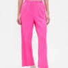 Pantalones rectos de tela gruesa