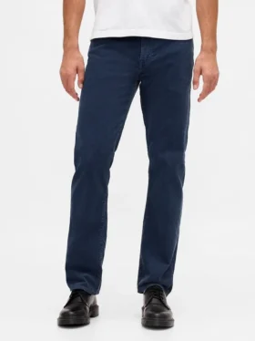Pantalones rectos holgados de pana