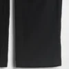 Pantalones rectos holgados hasta el tobillo de mezcla de lino