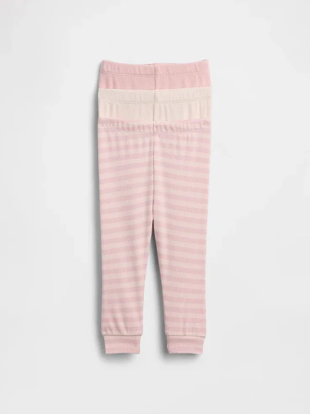 Pantalones sin tirantes Baby First Favorites (paquete de 3)