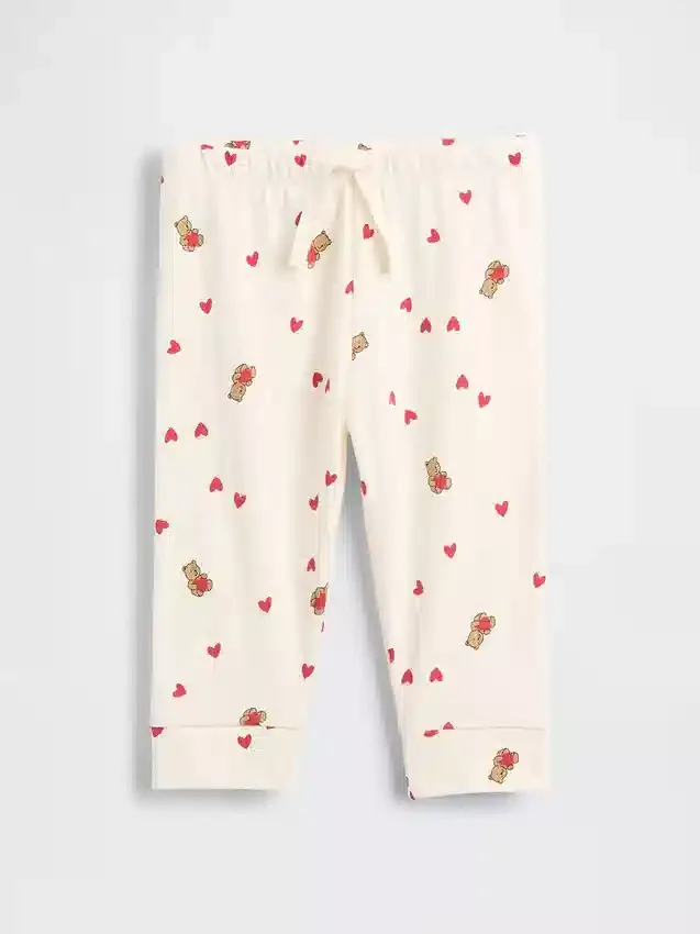 Pantalones sin tirantes de algodón orgánico «Baby First Favorites»