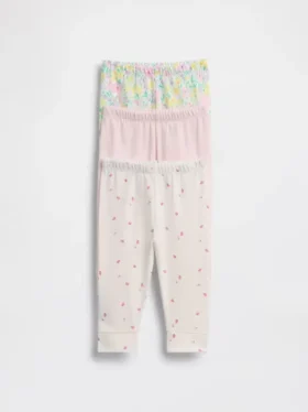 Pantalones sin tirantes de algodón orgánico «Baby First Favorites» (paquete múltiple)