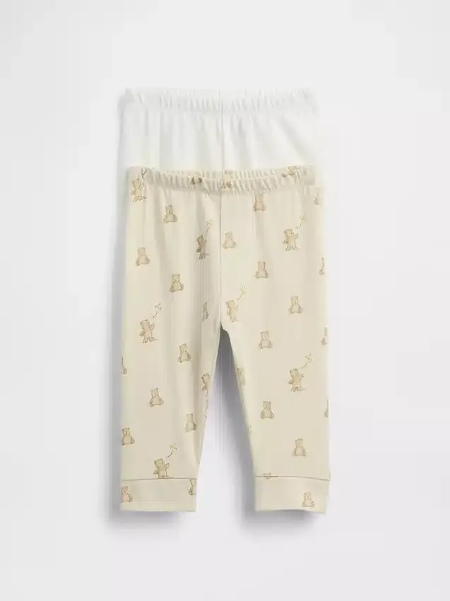 Pantalones sin tirantes de algodón orgánico «Baby First Favorites» (paquete múltiple)