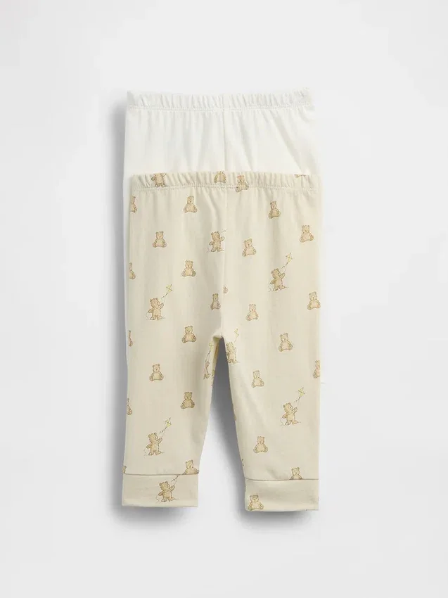 Pantalones sin tirantes de algodón orgánico «Baby First Favorites» (paquete múltiple)