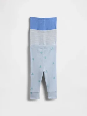 Pantalones sin tirantes de punto de canalito «Baby First Favorites» (paquete de 3)