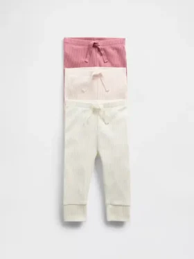 Pantalones Tiny Rib de Baby First Favorites (paquete de 3)