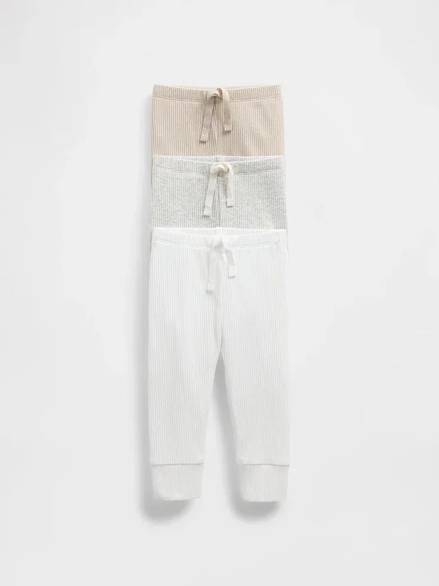 Pantalones Tiny Rib de Baby First Favorites (paquete de 3)
