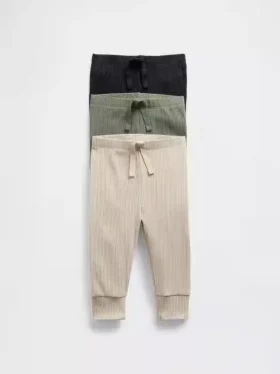 Pantalones Tiny Rib de Baby First Favorites (paquete de 3)