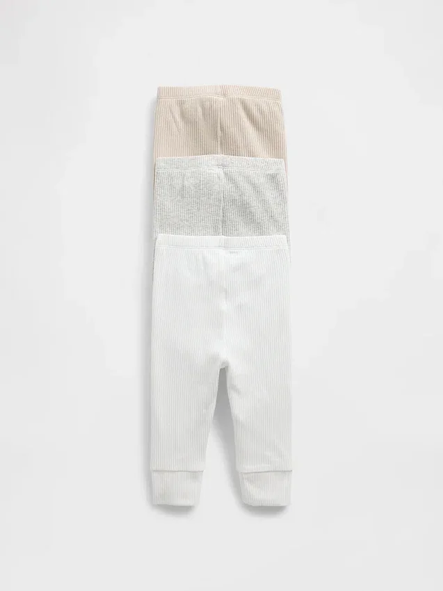 Pantalones Tiny Rib de Baby First Favorites (paquete de 3)