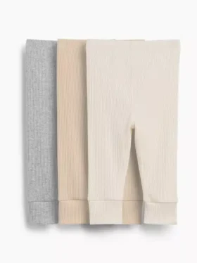 Pantalones Tiny Rib de Baby First Favorites (paquete de 3)