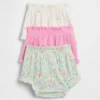 Pantalones tipo bloomer con volantes Tinyrib de Baby First Favorites (paquete de 3)