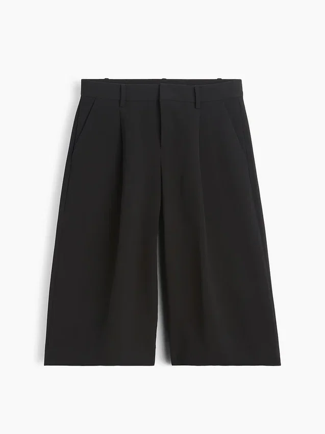 Pantalones tipo culotte de talle bajo