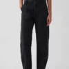 Pantalones utilitarios de talle medio hasta el tobillo