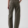 Pantalones utilitarios de talle medio hasta el tobillo