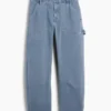Pantalones utilitarios de talle medio hasta el tobillo