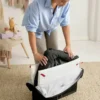 Paquete de cuna de viaje Babybjorn Light y sábana ajustable