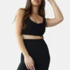 Paquete de dos: leggings y pantalones cortos de ciclismo posparto de Ingrid e Isabel