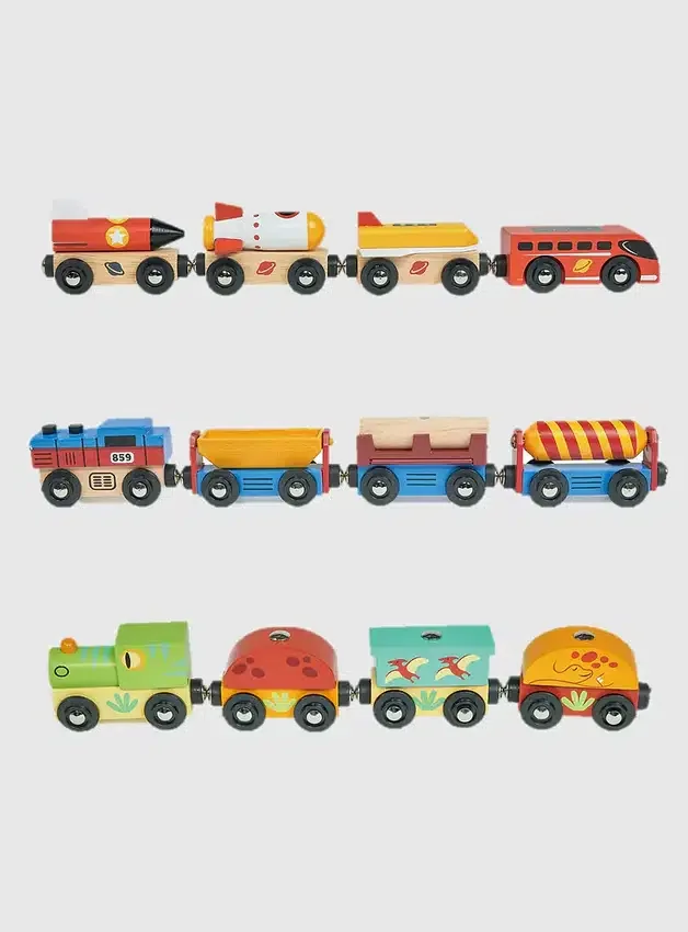 Paquete de juguetes para niños pequeños «Adventure Trains»