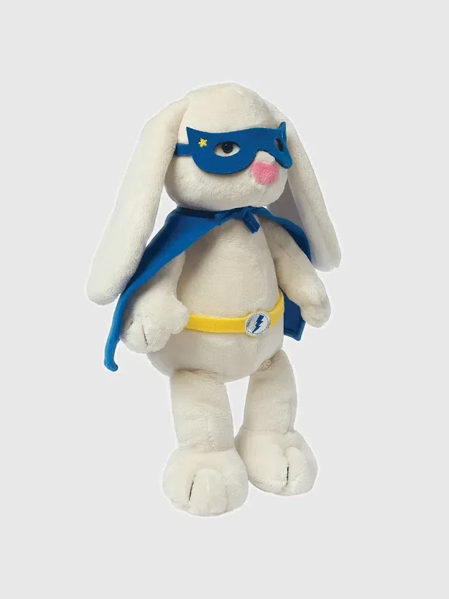 Peluche de conejito superhéroe