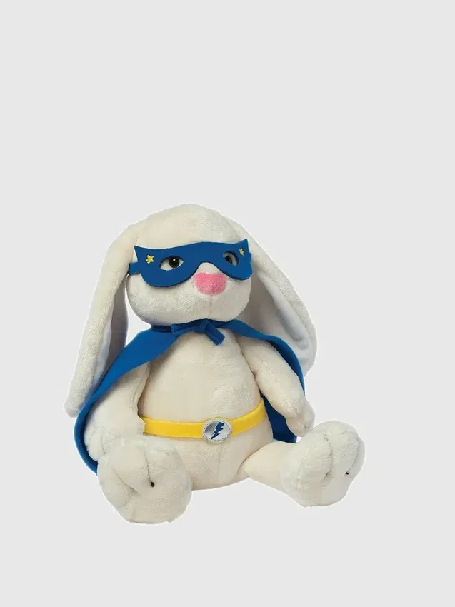 Peluche de conejito superhéroe