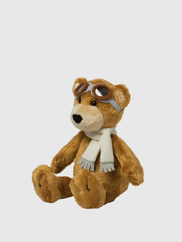 Peluche de oso aviador de 8 pulgadas
