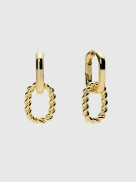 Pendientes de aro doble Ana Luisa Ash