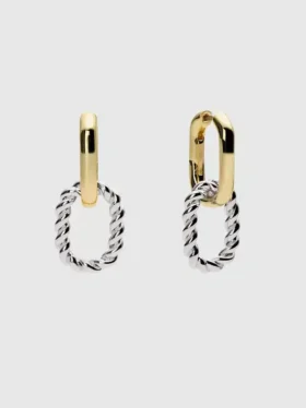 Pendientes de aro doble Ana Luisa Ash