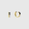 Pendientes de aro tipo «huggie» de Ana Luisa Asher