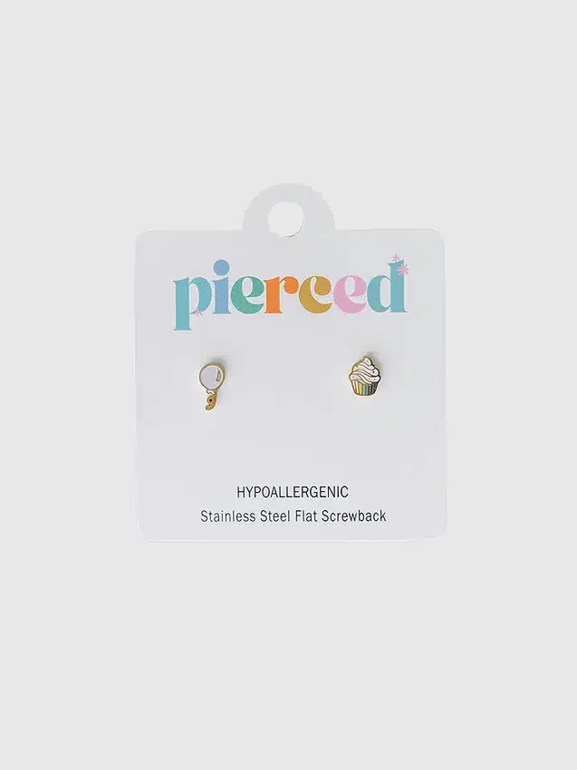 Pendientes de rosca «Birthday Party» de Pierced Co