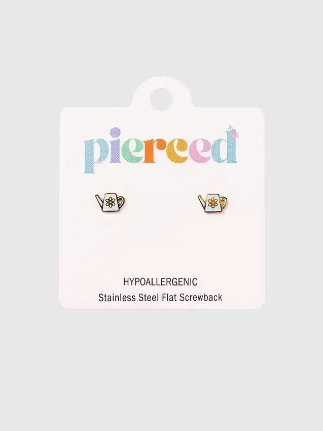 Pendientes de rosca con forma de regadera de Pierced Co