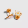 Pendientes de rosca con forma de regadera de Pierced Co