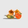 Pendientes de rosca «Vaina de chícharo» / «Tomate» de Pierced Co