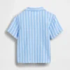 Polo de gasa de algodón estampado para bebés y niños pequeños