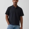 Polo de piqué holgado