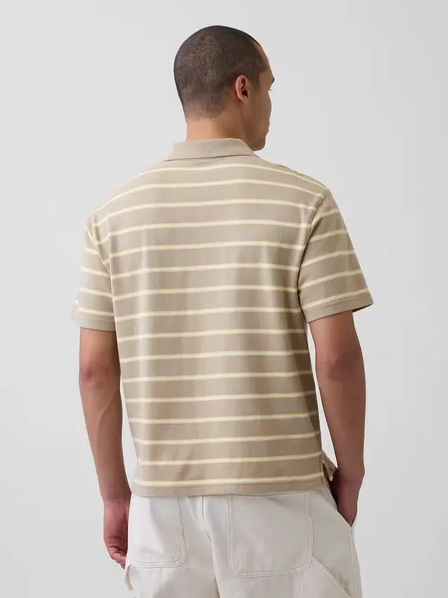 Polo de piqué holgado