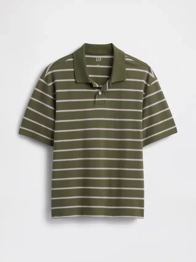 Polo de piqué holgado
