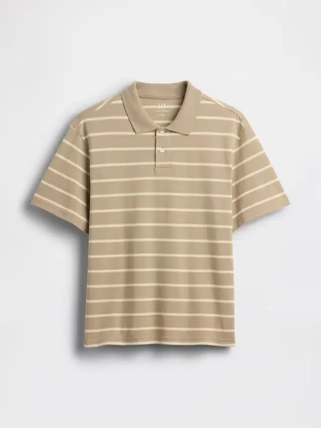 Polo de piqué holgado
