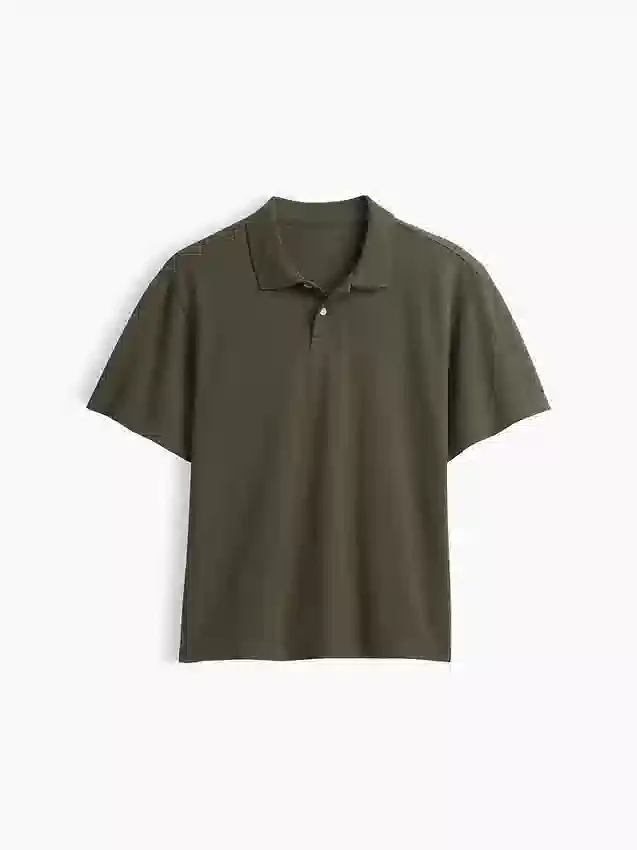 Polo de piqué holgado
