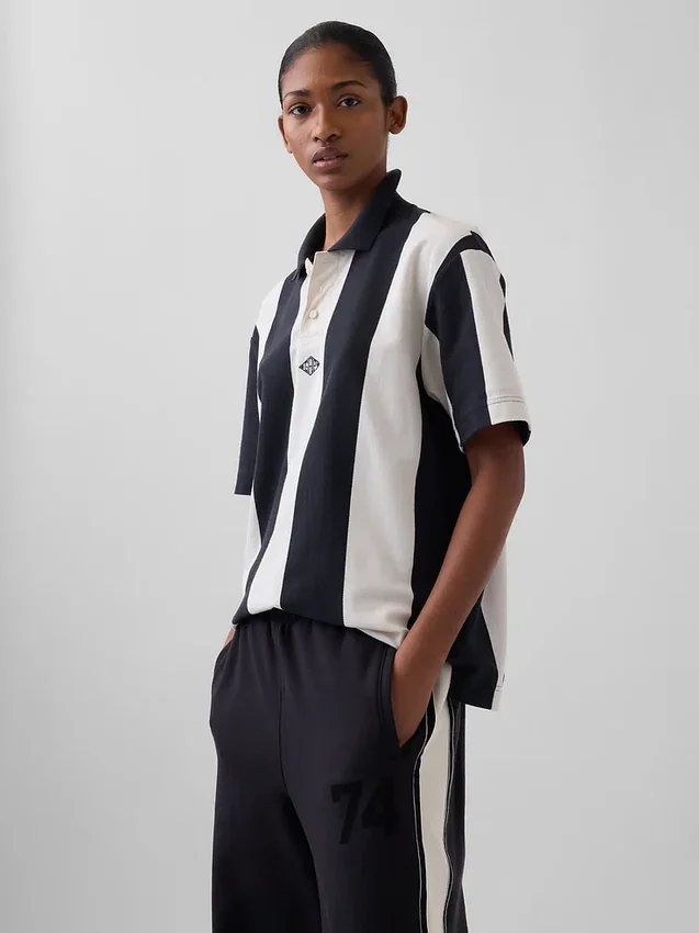Polo de piqué holgado Ouigap