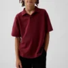 Polo de piqué holgado para niños