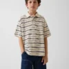 Polo de piqué holgado para niños