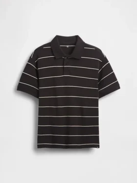 Polo de piqué holgado para niños