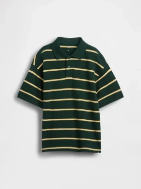 Polo de piqué holgado para niños