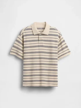 Polo de piqué holgado para niños