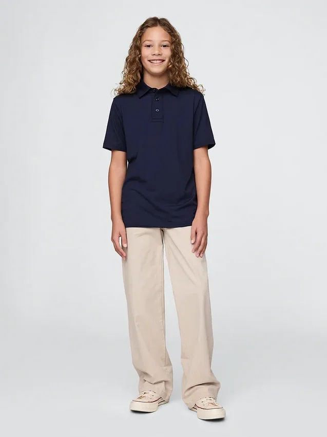 Polo deportivo para uniforme infantil